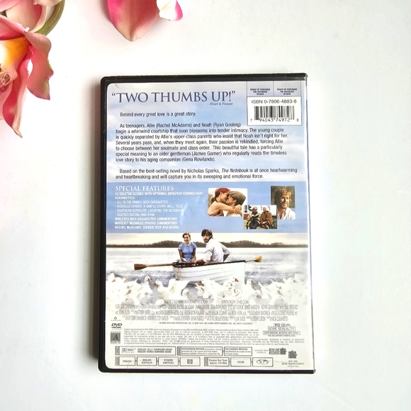 The Notebook DVD Movie Ryan Gosling Rachel McAdams James Garner - Picture 7 of 9